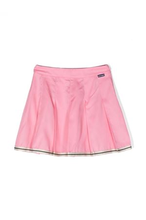 pink polyester skirt PALM ANGELS KIDS | PGCU003S24FAB0013410